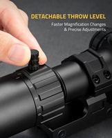 Lunette de visée CVLIFE EagleTalon 1-6x24 LPVO avec tube de 30 mm, deuxième plan focal et monture cantilever, réticule inclus