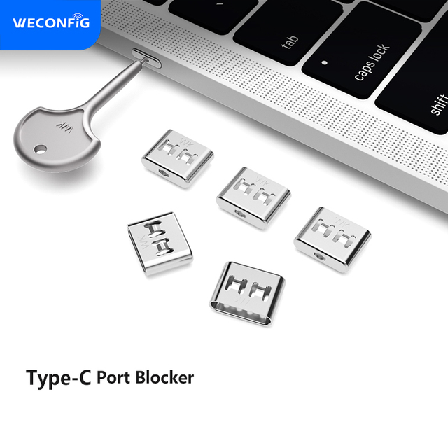 USB Type C Port Blocker, Type C Port Lock, 10pcs/pack
