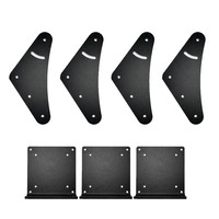 Soporte para PC de Aleación de Acero Metálico para Simuladores de Carreras, Bandeja para PC, para Plataformas de Simulación de Carreras
