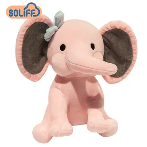 New hot selling stuffed elephant pink stuffed animals toy plush soft plush toy