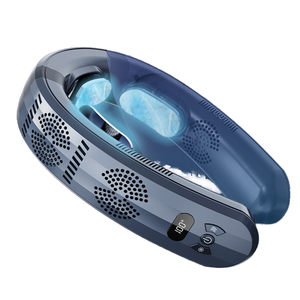 Acondicionador de Aire para Cuello Frío y Calor 6000mAh Calefactor <span class=keywords><strong>El</strong></span>éctrico Portátil de Colgar Refrigerador Semiconductor Ventilador de Enfriamiento para Cuello - Product Image 1