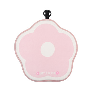 Juego de cojines de asiento de coche de felpa con diseño de conejito de dibujos animados, soporte lumbar suave para otoño e invierno, almohadilla de asiento antideslizante en forma de U - Product Image 5