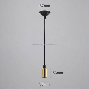 E14 Retro ciondolo luce a LED porta lampada fai da te <span class=keywords><strong>accessori</strong></span> <span class=keywords><strong>lampadario</strong></span> appeso adattatore presa convertitore di plastica basi a vite - Product Image 2