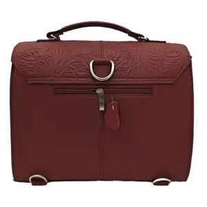 Sac fourre-tout Fana en cuir de vachette fait main, motif animalier, poignée unique en forme de croix, élégant sac à main de soirée pour femme - Product Image 1