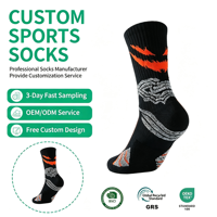 Chaussettes de basketball professionnelles à ressorts - Chaussettes longues mi-mollet épaisses et antidérapantes pour hommes, avec fond en tissu éponge