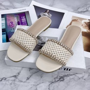 Big Size Summer Flat Shoe Fashion <strong>Slip</strong> On Outdoor Slipper For Women and Ladies Shoes - Product Image 1