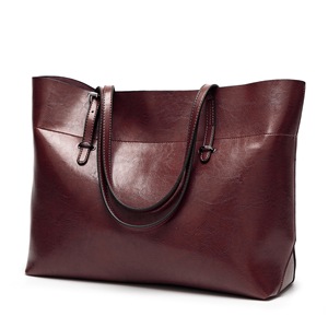Borse Tote <span class=keywords><strong>Vintage</strong></span> da Donna Estive per Ufficio Lavoro e Shopping Quotidiano in Ecopelle con Chiusura a Cerniera Nere Grigie Rosso Vino Marroni - Product Image 3