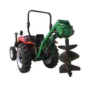 Tarière de sol montée sur tracteur avec boîte de vitesses et entraînement hydraulique, pour le forage de trous profonds, pour excavatrices de 1 tonne, garantie 1 an H - Product Image 2