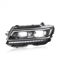 Phares Bi-Projecteurs LED DRL Haute Performance pour VW Tiguan MK2 2017-2020, Pièces Auto de Remplacement, Amélioration de l'Éclairage Avant
