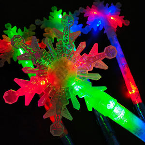 Vaisselle en plastique pour enfants avec logo personnalisable, en forme de flocon de neige, bâton lumineux, impression par transfert thermique, magique, clignotant, portable, <span class=keywords><strong>ROMANCE</strong></span> - Product Image 4