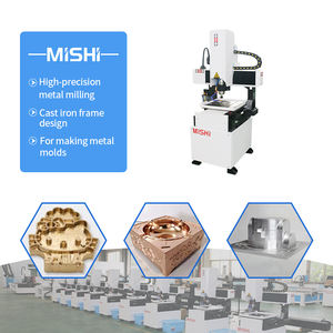 Hoogprecisie <span class=keywords><strong>3</strong></span>-assige desktop gietijzeren houten CNC 4040 6040 6060 6090 kleine CNC-router metaalvorm CNC-machine prijs - Product Image 2