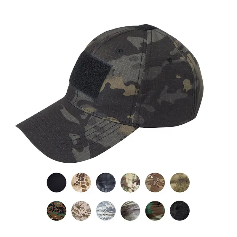 Gorra de béisbol ajustable para viajes al aire libre, táctica, gorra de protección solar, Camuflaje, caza, gorra de camuflaje