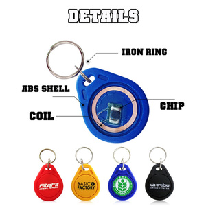 Tùy chỉnh ABS kiểm soát truy cập điện tử móc chìa khóa Fob PVC <span class=keywords><strong>RFID</strong></span> <span class=keywords><strong>Key</strong></span> <span class=keywords><strong>tag</strong></span> LF HF NFC keyfobs Vòng Mini <span class=keywords><strong>Tag</strong></span> 125 Khz 13.56 MHz <span class=keywords><strong>RFID</strong></span> <span class=keywords><strong>Tag</strong></span> - Product Image 5