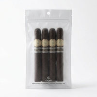 pour cigares, pochette humidor, barrière anti-humidité, sac refermable autoportant, étanche, pour 10 cigares, emballage cadeau