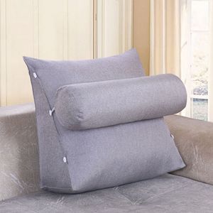Cojín Decorativo Rectangular Grande y Simple para Sofá, Silla, Cabecera <span class=keywords><strong>de</strong></span> Cama, Tatami, Cojín Triangular 100% Poliéster - Product Image 5