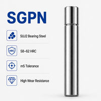 Goupille de guidage droite D8-25 JIS SGPN, fabrication OEM, tolérance de diamètre M5, pour matrices progressives et moules automobiles