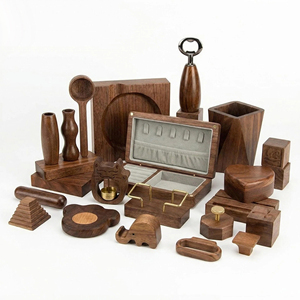 Service de gravure sur mesure de boîtes cadeaux en bois CNC de précision, gravure de logo 3D, bois de noyer massif, vente en gros, OEM, ODM, usine - Product Image 5