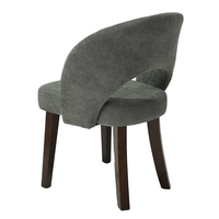 Chaise d'attente ergonomique haut de gamme et populaire, rembourrée et confortable, avec dossier, pour salon ou comme chaise d'appoint