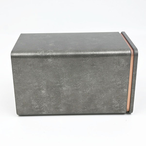Ready Stock Rectangle Retro Textured Metal <b>Tin</b> Canister Food‑Safe Airtight <b>Storage</b> <b>Tin</b> For Tea Coffee Spice Gift Packaging - Product Image 3