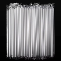 Pailles jetables sans BPA pour bubble tea, milkshakes et granités – Pailles transparentes en plastique pour smoothies, idéales pour les fêtes et événements à domicile