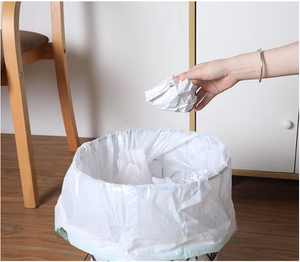 ถุงขยะแบบมีเชือกผูกสำหรับถังขยะในครัวสำนักงาน แบบใช้แล้วทิ้ง - Product Image 1