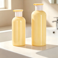En stock, flacon pompe en plastique vide de 300 ml, couleur macaron, pour shampoing, lotion corporelle, gel douche pour enfants, conteneur cosmétique rechargeable, logo personnalisé