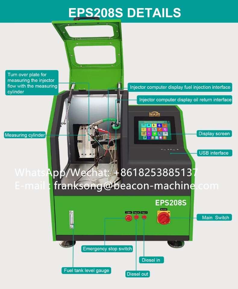 EPS208S Băng Kiểm Tra Đầu Phun Diesel Thông Dụng Dụng Cụ Kiểm Tra Và Chẩn Đoán Ô Tô Eps208