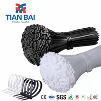 Kabel Ties Nylon 66 Self-locking Grosir 2.5x100mm Bersertifikasi CE ROHS untuk Penggunaan Industri & Listrik