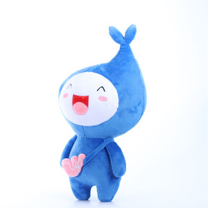 Juguete de Peluche con Forma de Gota de Agua Azul, Muñeco de Peluche Suave para Decoración del Hogar y Juego Infantil - Product Image 3