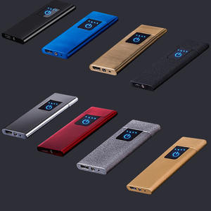 2025 encendedor de cigarros electrónico sin llama recargable USB de doble cara con colores - Product Image 6