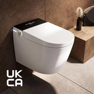 Conception peu encombrante Bouclier en mousse Aucune limite de pression d'eau Toilette intelligente avec installation murale - Product Image 1