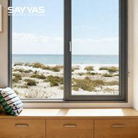 Ventana Fija de Aluminio SAYYAS GR75-OW, Alta Resistencia y Seguridad para Exteriores Residenciales