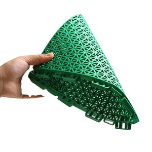 พื้นสนามบาสเก็ตบอลพลาสติกสำหรับกลางแจ้งมีความยืดหยุ่นสูงกันลื่นเพื่อสุขภาพ - Product Image 2