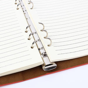 Carnet de notes A4 personnalisé avec logo, en cuir PU, grand agenda rechargeable, journal professionnel, carnet à feuilles mobiles, couverture rigide, grand format - Product Image 5