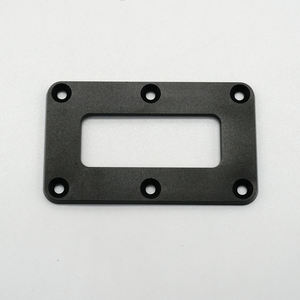 Lunette d'usinage CNC 6061 en aluminium anodisé noir mat pour accessoires électroniques avec capacités matérielles en acier inoxydable - Product Image 3