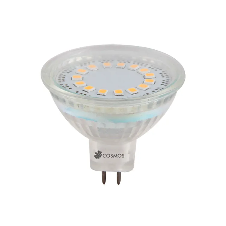 Lampu sorot LED Mini, cahaya sorot bawah LED Mr16 GU10 bisa diredupkan SMD 12V 24V 230V 110V 1W