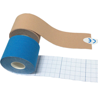 Pita Olahraga Elastis Kinesiologi Katun 5cm 5m Penyangga Cedera Otot untuk Gaya Hidup Aktif
