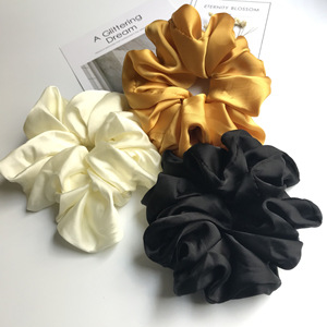 MIO 18/15cm tamaño extra grande pelo Scrunchies para mujeres niñas <span class=keywords><strong>cinta</strong></span> para el cabello satén <span class=keywords><strong>cinta</strong></span> elástica de gran tamaño - Product Image 5