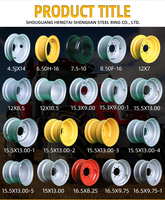 Velg Roda Pertanian Baja Presisi Khusus SGSJ 16.5x8.25 PCD 190mm Offset 0mm Bersertifikasi ISO9001 Garansi 3 Tahun Pertanian