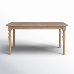 Solid Mango Wood Dining <b>Table</b> Premium Natural Finish Durable Hardwood Dining Furniture for Home Kitchen Dining Room Restaurant - Product Image 1