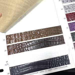 Искусственная искусственная кожа из крокодиловой кожи из ПВХ, Роскошная искусственная кожа из ПВХ, тиснение для обуви, сумки - Product Image 5