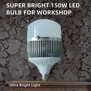 Super Bright 150W LED Lamp E27 E40 High Power Globe with Aluminum Body <b>Remote</b> <b>Control</b> <b>Switch</b> for Workshops Warehouses Garages - Product Image 2