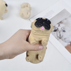 2025 Squeeze Toys Unzip the Dog Stress Reliever Elastic Stretch Deformation Pug Decompression <b>Rebound</b> Toy - Product Image 4