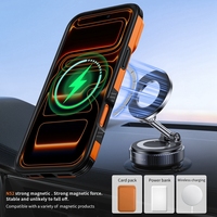 Coque antichoc 2-en-1 avec béquille et protection d'objectif coulissante pour iPhone 17 Pro Max