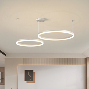 Lampadario a Anello Semplice e Creativo per Soggiorno, Lampada a Sospensione <span class=keywords><strong>LED</strong></span> di Alta Qualità per Sala da Pranzo e Camera da Letto, CE RoHS - Product Image 3