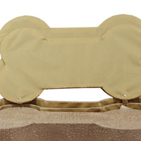 Panier de rangement de jouets en Polyester, en forme d'os, pour fournitures de chiens et chats, nouvelle conception, 1 pièce