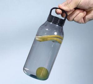Nouvelle arrivée, bouteille d'eau en verre borosilicate personnalisable de 500 ml/900 ml, bouteille de sport portable avec poignée et couvercle, pour café, jus, sans BPA - Product Image 6