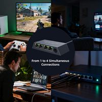 Adaptador Ethernet Mini de 4 Puertos Starlink Gen 3 Personalizado con Cable de 1.6 pies, Conexión Cableada de 1Gbps, Puertos RJ45 para 4 Dispositivos