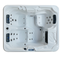 Bain à remous de spa, bain à remous hydromassant, spa pour 3 personnes, bain à remous extérieur avec système Balboa Gecko ou JOYONWAY