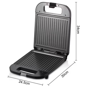 Plaques antiadhésives pour petit-déjeuner, grille-pain 4 tranches, presse à panini, gril, appareil à panini, appareil à sandwich - Product Image 1